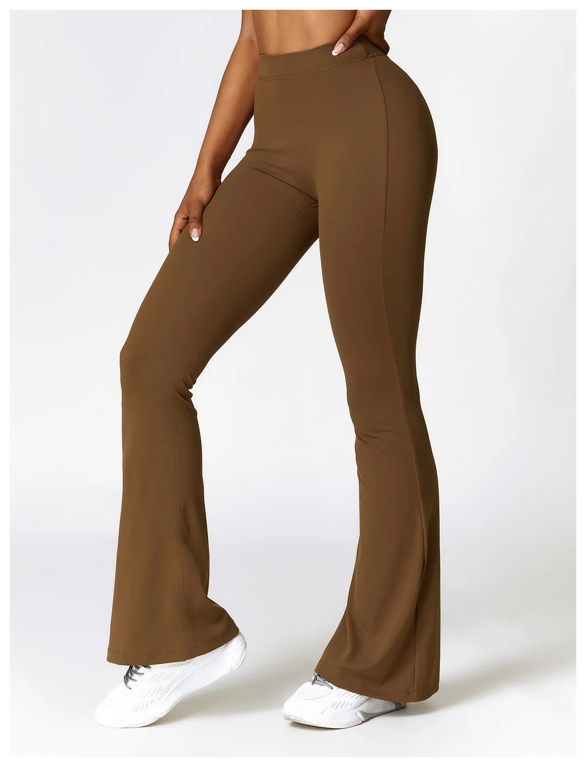 Women Flare Pants Sport Seamless Leggings High Waist Yoga Leggings Gym Workout Fitness Quick Dry Push Up Yoga Pants Female Tight