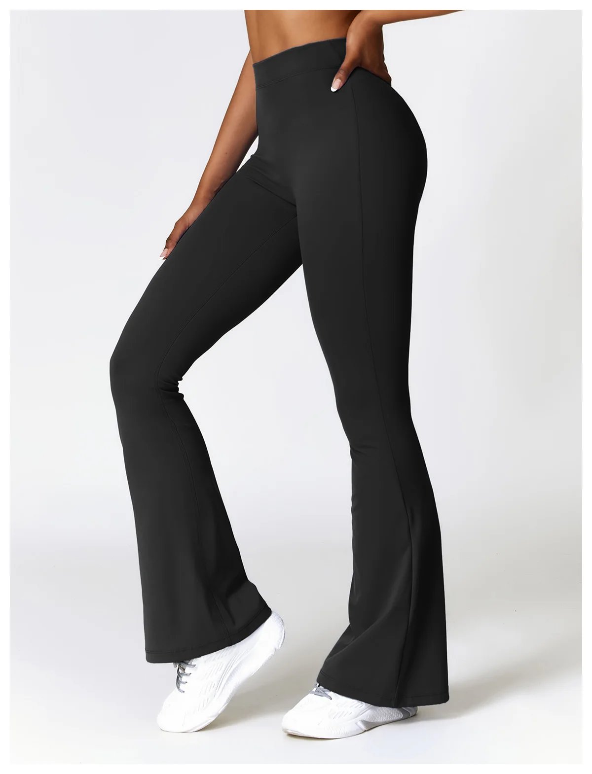 Women Flare Pants Sport Seamless Leggings High Waist Yoga Leggings Gym Workout Fitness Quick Dry Push Up Yoga Pants Female Tight