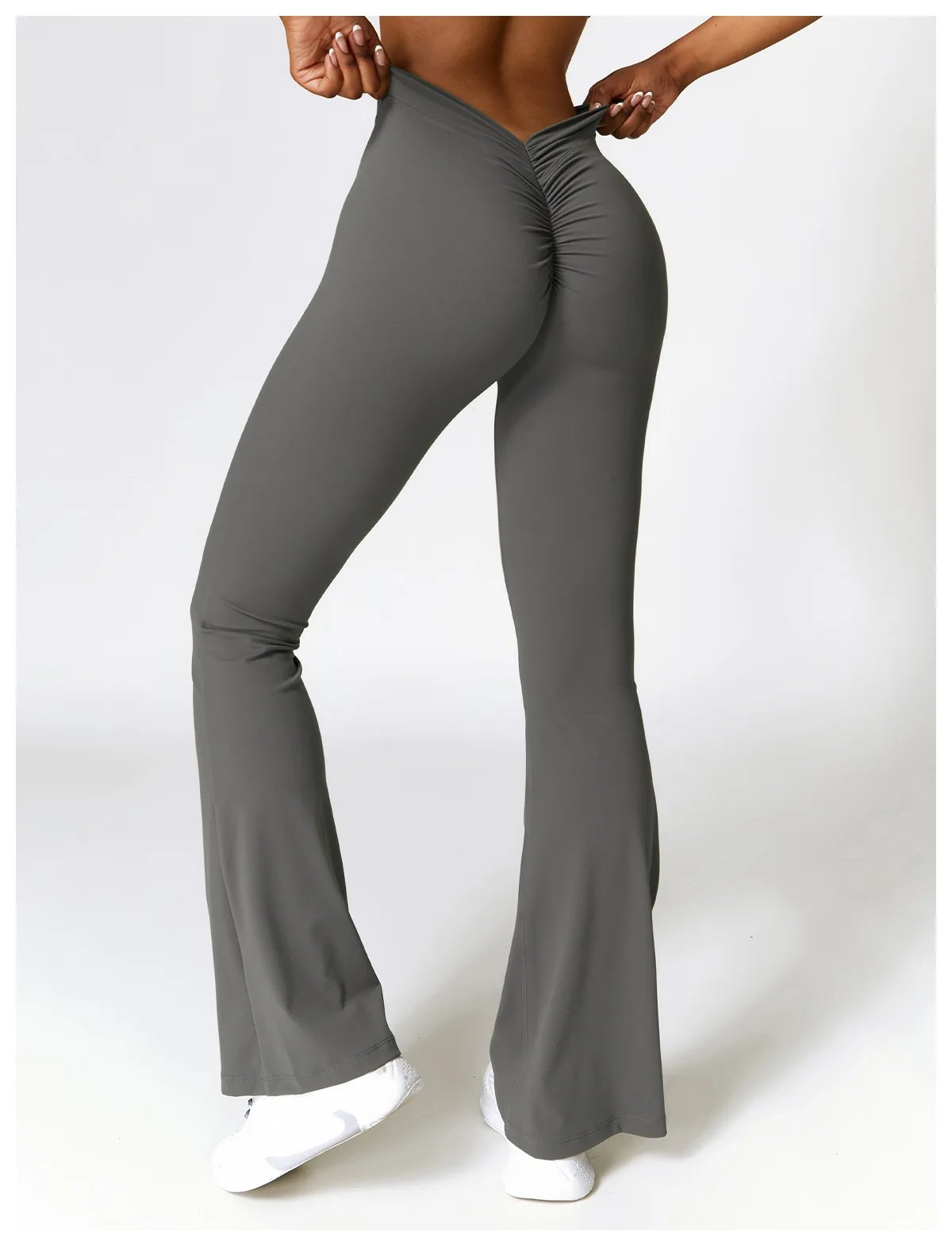 Women Flare Pants Sport Seamless Leggings High Waist Yoga Leggings Gym Workout Fitness Quick Dry Push Up Yoga Pants Female Tight