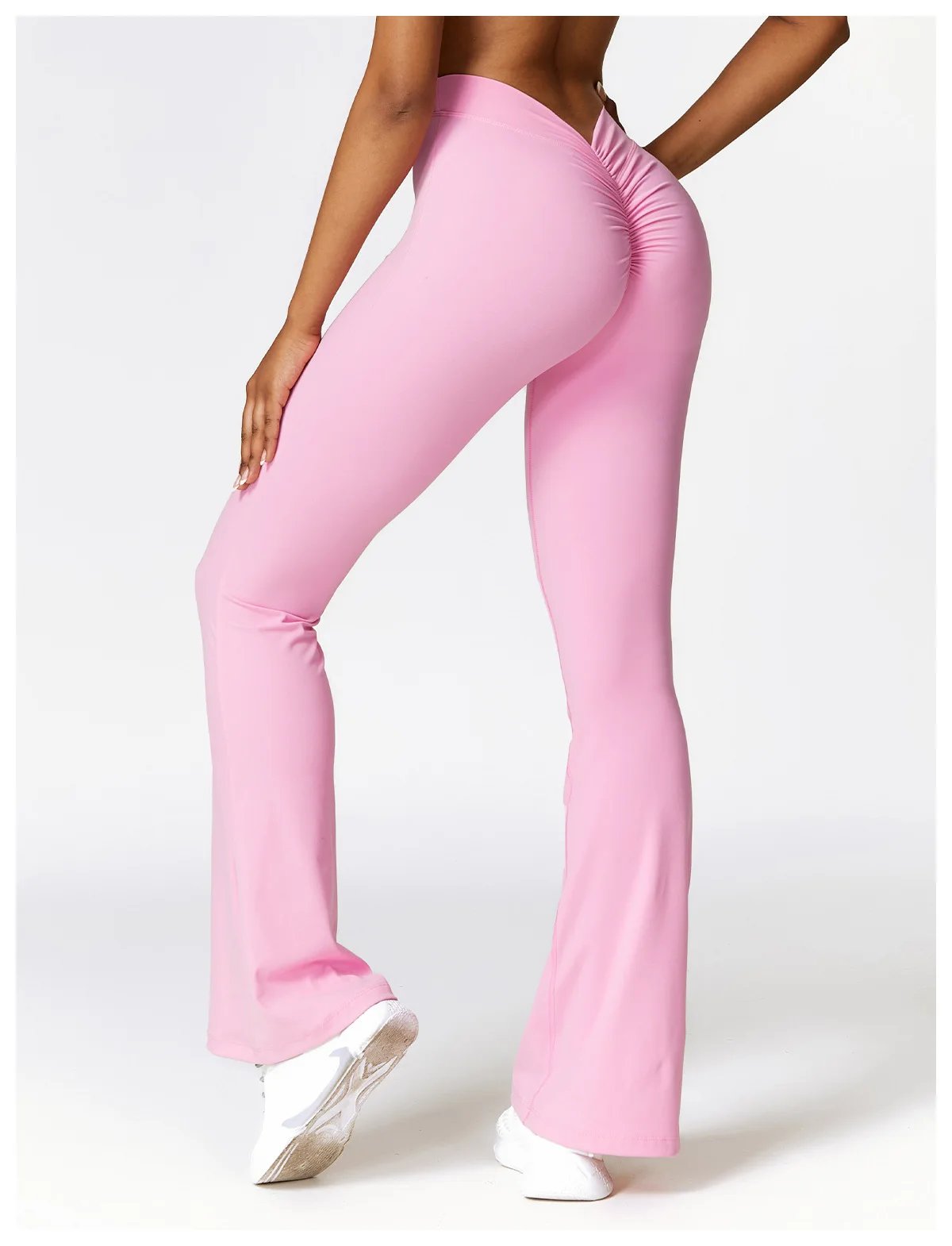 Women Flare Pants Sport Seamless Leggings High Waist Yoga Leggings Gym Workout Fitness Quick Dry Push Up Yoga Pants Female Tight