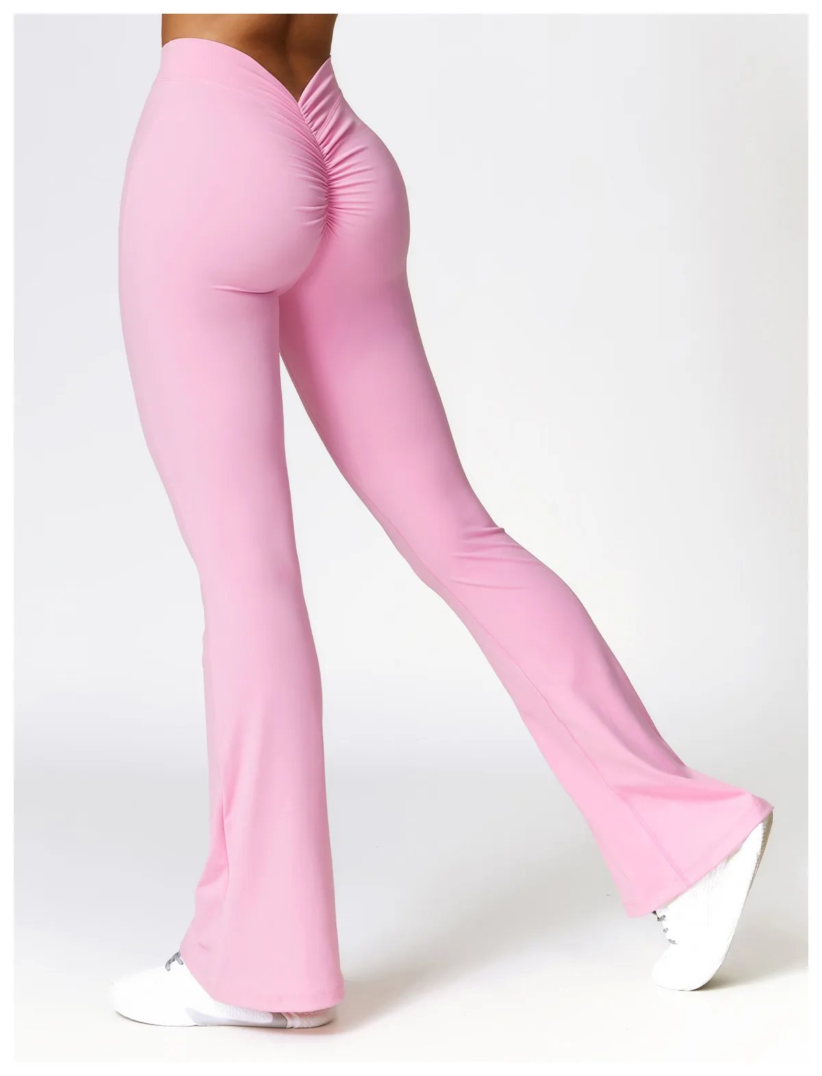 Women Flare Pants Sport Seamless Leggings High Waist Yoga Leggings Gym Workout Fitness Quick Dry Push Up Yoga Pants Female Tight