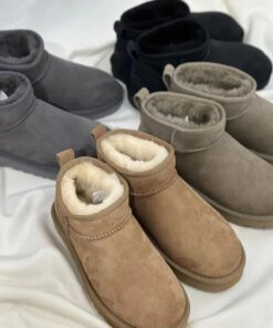 2024 New Classic Thickened Fluff Women's Snow Boots, Fashionable and Warming Winter Ankle Shoes for Ladies