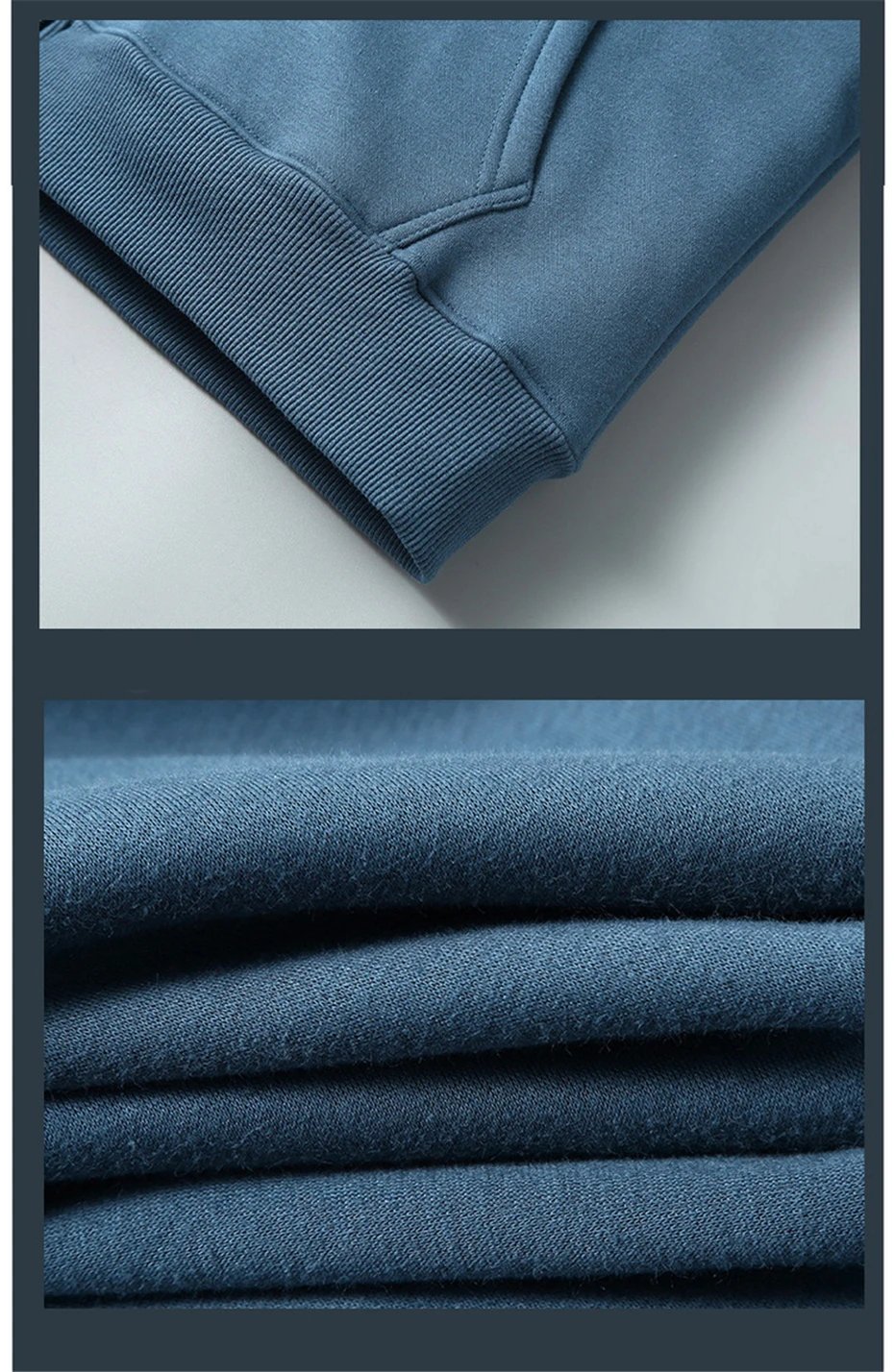 Big Size Hoodie Men Autumn Winter Fleece Hoodies Solid Color Jacket Zip Up Hoodies 12XL Blue Black Red Grey