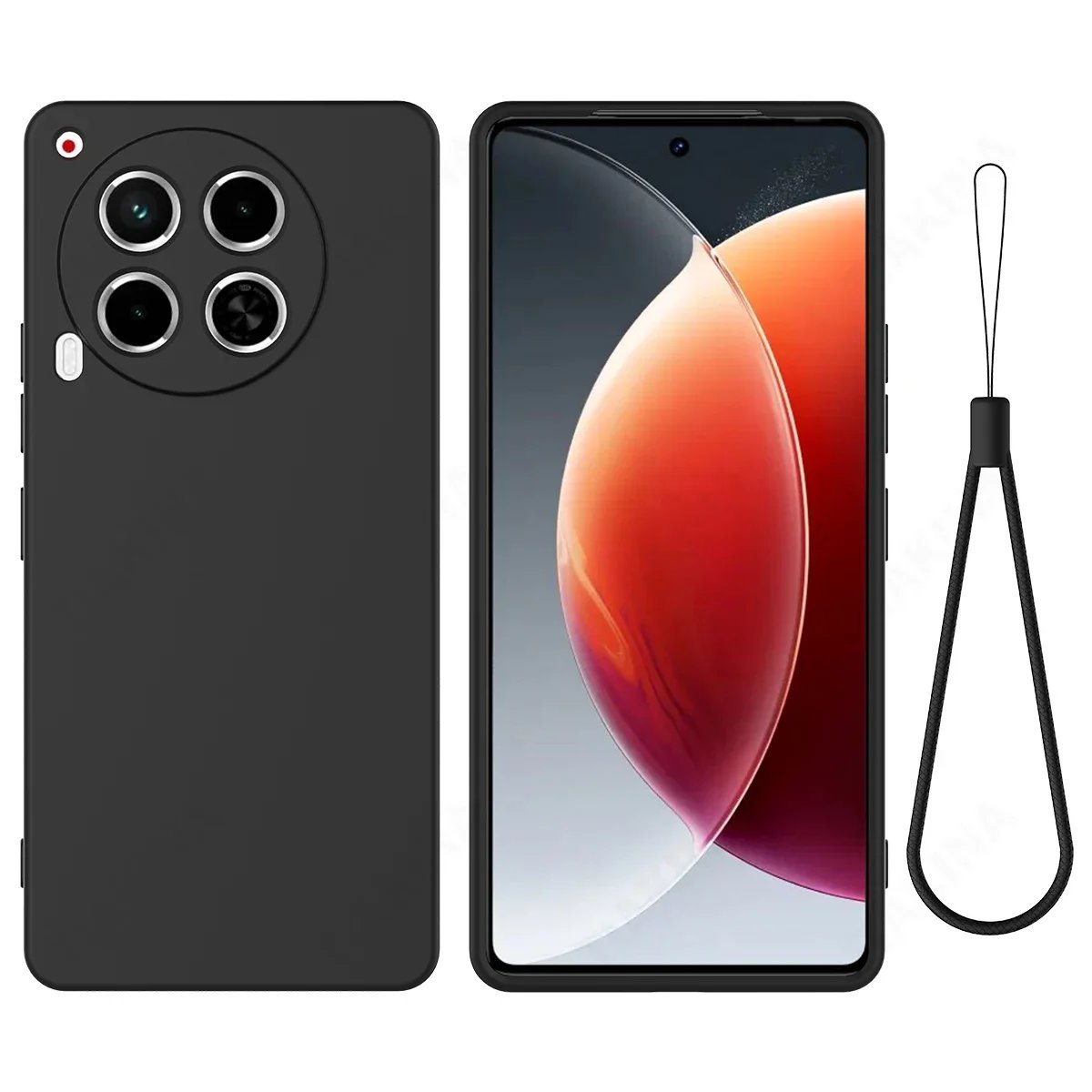 Protective Funda for Tecno Camon 30 4G Case for Tecno Camon 30 5G Soft Liquid Silicone Case Anti-knock Shockproof Cover + Strap Protective Funda for Tecno Camon 30 4G Case for Tecno Camon 30 5G Soft Liquid Silicone Case Anti-knock Shockproof Cover + Strap