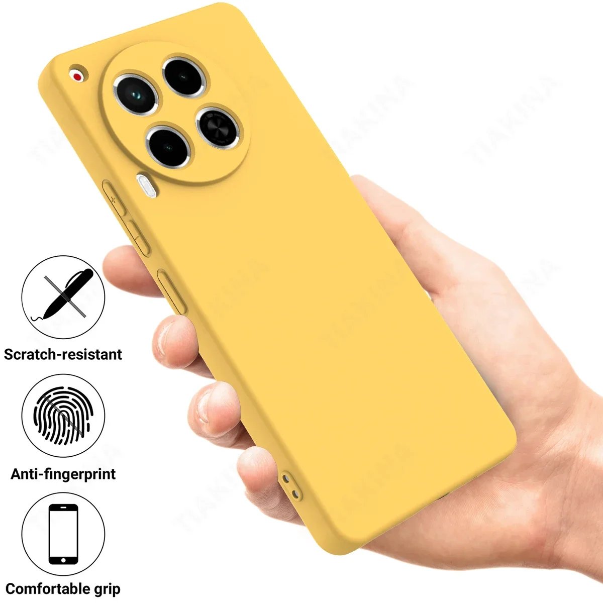 Protective Funda for Tecno Camon 30 4G Case for Tecno Camon 30 5G Soft Liquid Silicone Case Anti-knock Shockproof Cover + Strap Protective Funda for Tecno Camon 30 4G Case for Tecno Camon 30 5G Soft Liquid Silicone Case Anti-knock Shockproof Cover + Strap