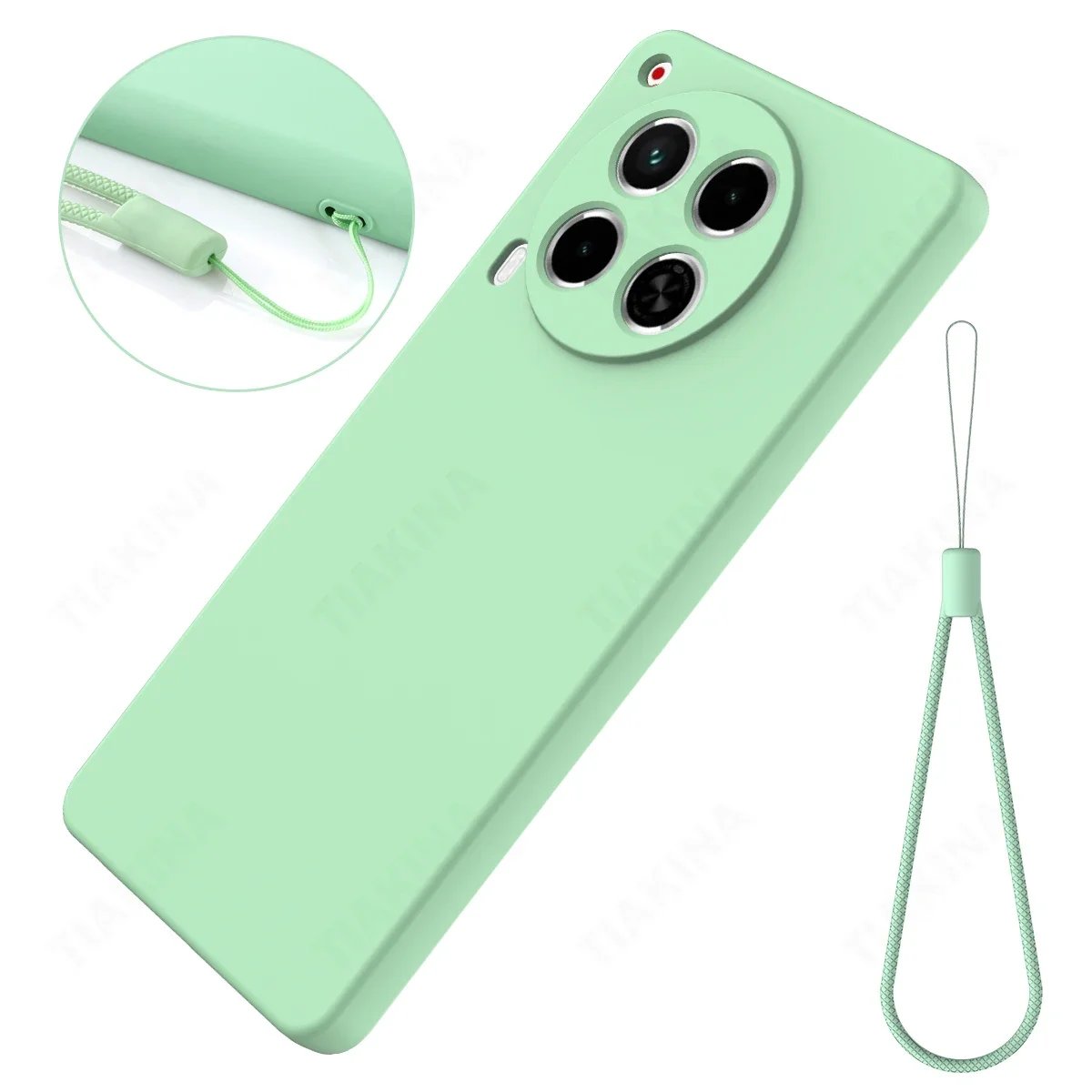 Protective Funda for Tecno Camon 30 4G Case for Tecno Camon 30 5G Soft Liquid Silicone Case Anti-knock Shockproof Cover + Strap Protective Funda for Tecno Camon 30 4G Case for Tecno Camon 30 5G Soft Liquid Silicone Case Anti-knock Shockproof Cover + Strap