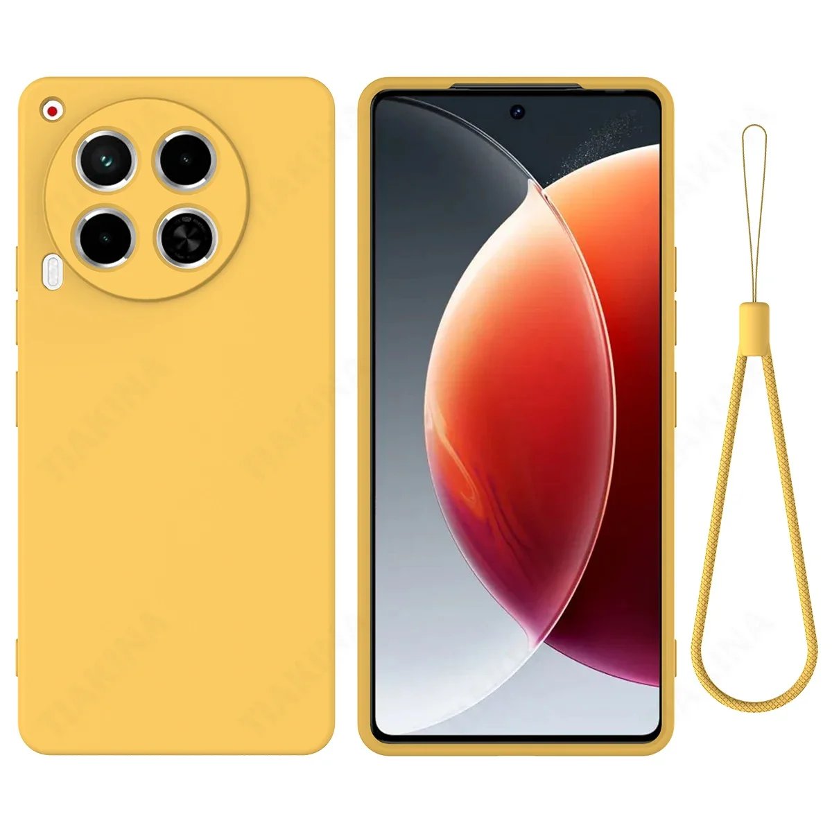 Protective Funda for Tecno Camon 30 4G Case for Tecno Camon 30 5G Soft Liquid Silicone Case Anti-knock Shockproof Cover + Strap Protective Funda for Tecno Camon 30 4G Case for Tecno Camon 30 5G Soft Liquid Silicone Case Anti-knock Shockproof Cover + Strap