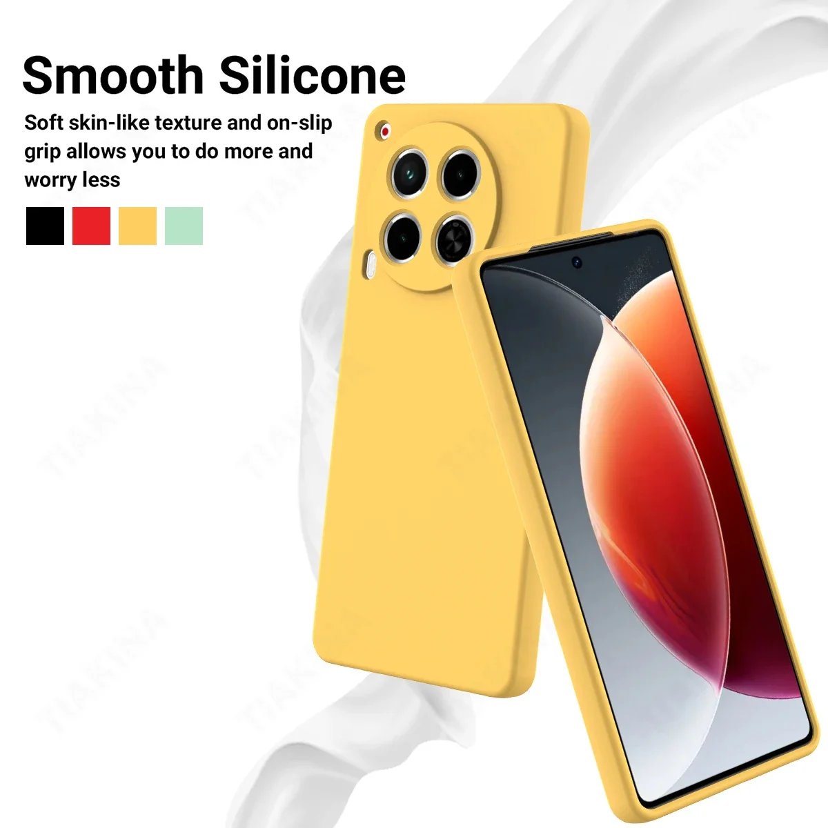 Protective Funda for Tecno Camon 30 4G Case for Tecno Camon 30 5G Soft Liquid Silicone Case Anti-knock Shockproof Cover + Strap Protective Funda for Tecno Camon 30 4G Case for Tecno Camon 30 5G Soft Liquid Silicone Case Anti-knock Shockproof Cover + Strap