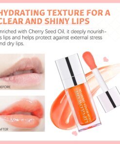 Alternative view of 6ml Crystal Jelly Moisturizing Lip Oil Plumping Safety Lip Gloss Makeup Sexy Plump Hydrating Lip Glow Oil Tinted Lip Plumper