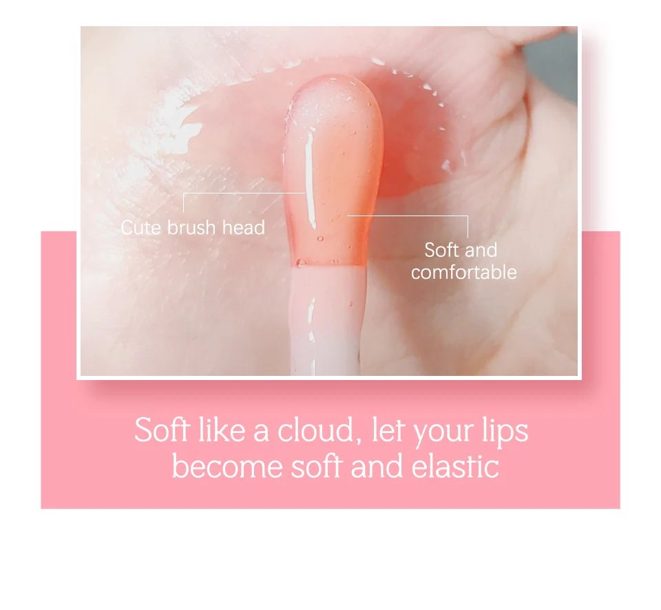 6ml Crystal Jelly Moisturizing Lip Oil Plumping Safety Lip Gloss Makeup Sexy Plump Hydrating Lip Glow Oil Tinted Lip Plumper