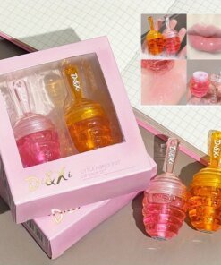 Small Honeypot Lip Oil Moisturizing and Fading Lip Pattern Water Lip Balm Dudu Lips