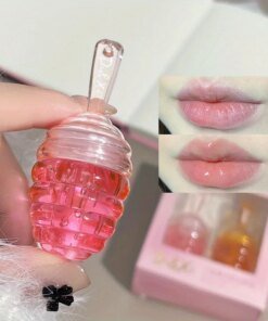 Alternative view of Small Honeypot Lip Oil Moisturizing and Fading Lip Pattern Water Lip Balm Dudu Lips