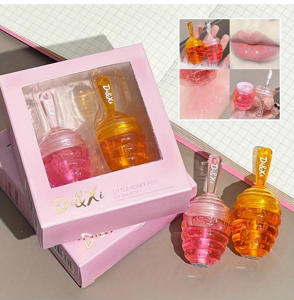 Small Honeypot Lip Oil Moisturizing and Fading Lip Pattern Water Lip Balm Dudu Lips Small Honeypot Lip Oil Moisturizing and Fading Lip Pattern Water Lip Balm Dudu Lips