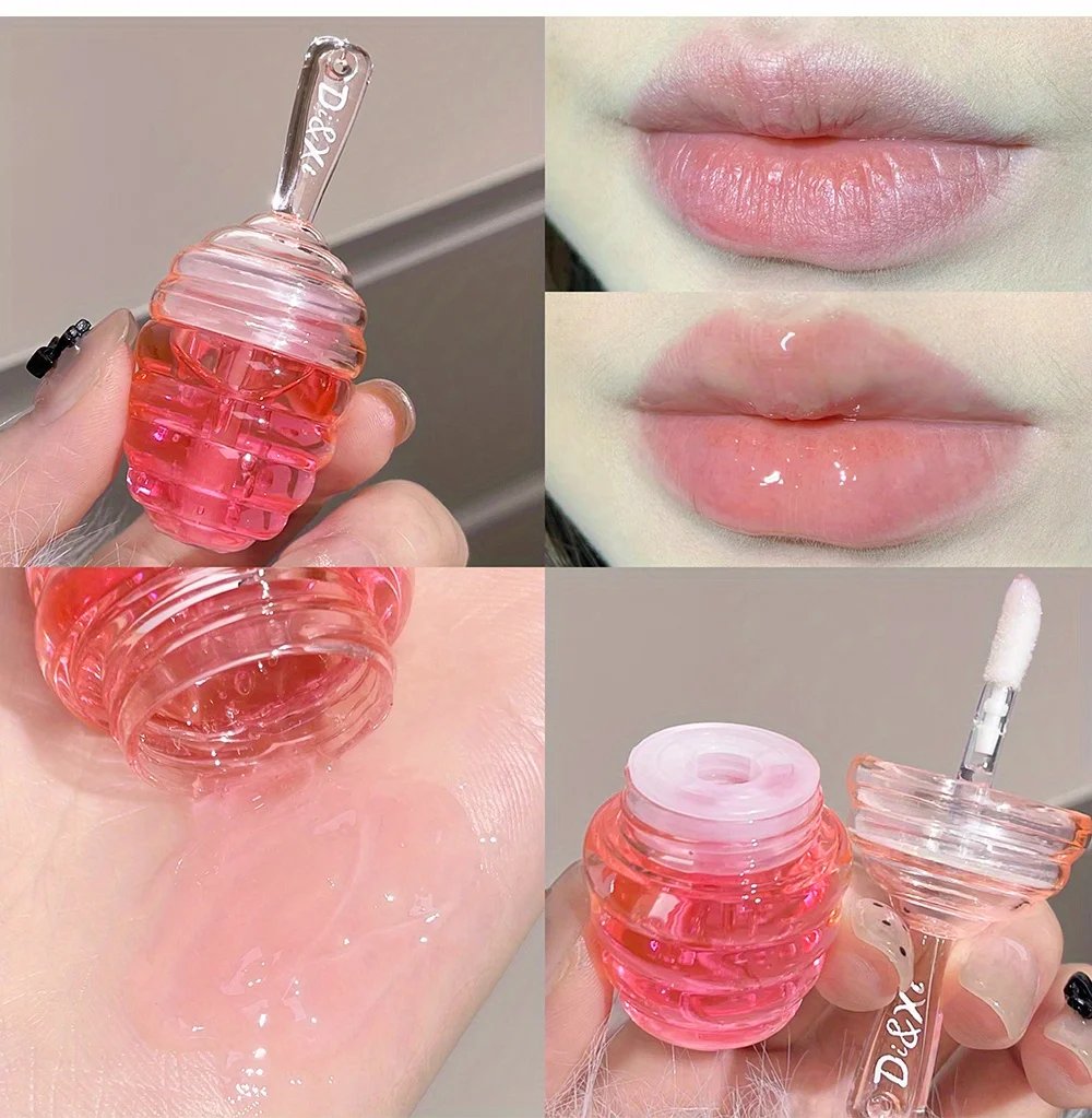 Small Honeypot Lip Oil Moisturizing and Fading Lip Pattern Water Lip Balm Dudu Lips Small Honeypot Lip Oil Moisturizing and Fading Lip Pattern Water Lip Balm Dudu Lips