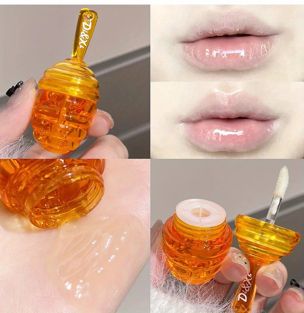 Small Honeypot Lip Oil Moisturizing and Fading Lip Pattern Water Lip Balm Dudu Lips Small Honeypot Lip Oil Moisturizing and Fading Lip Pattern Water Lip Balm Dudu Lips