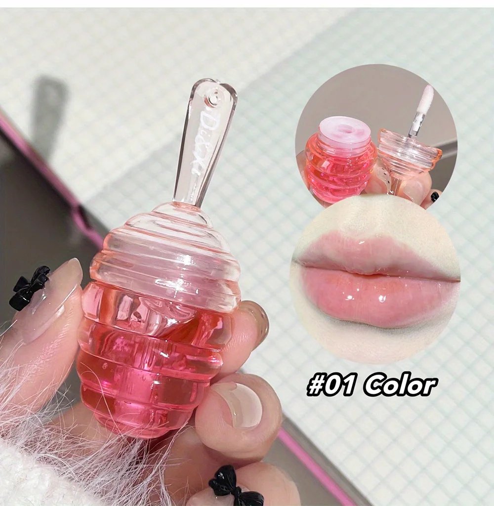 Small Honeypot Lip Oil Moisturizing and Fading Lip Pattern Water Lip Balm Dudu Lips Small Honeypot Lip Oil Moisturizing and Fading Lip Pattern Water Lip Balm Dudu Lips