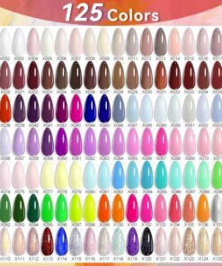 Alternative view of LILYCUTE 7ml Gel Nail Polish Colorful Semi Permanent Shinning Sparkling Nail Gel Varnish Soak Off UV Gel DIY for Base Top Coat