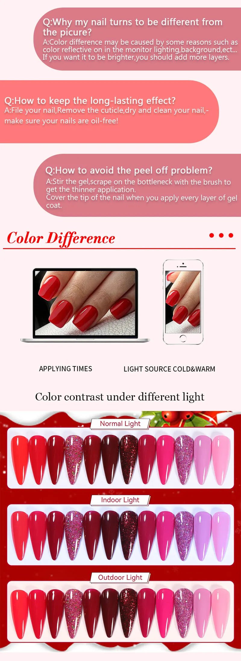 LILYCUTE 7ml Gel Nail Polish Colorful Semi Permanent Shinning Sparkling Nail Gel Varnish Soak Off UV Gel DIY for Base Top Coat