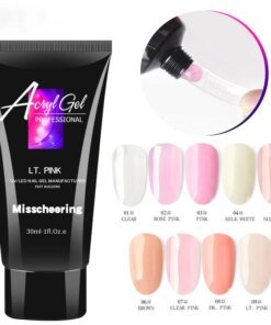 30ml Nail Extension Gel Nail Build Poly Nail Acrylic Gel UV LED Quick Extension of Crystal Model Painless Crystal Glue