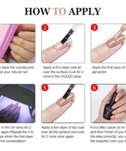 Alternative view of NAILCO 15ml Gel Nail Polish Semi-permanent Hybrid Varnish Black Red Color Gel Polish Nail Art UV Nail Supplies For Professionals