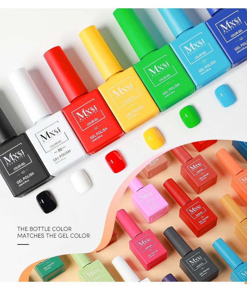 Mxsi 15ml Gel Nail Polish Neon Brown Royal Blue Red Green Pastal Nude Nail Art Varnish Gel Lacquer Top Coat UV Gel Nail Not Set Mxsi 15ml Gel Nail Polish Neon Brown Royal Blue Red Green Pastal Nude Nail Art Varnish Gel Lacquer Top Coat UV Gel Nail Not Set