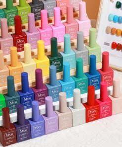 Mxsi 15ml Gel Nail Polish Neon Brown Royal Blue Red Green Pastal Nude Nail Art Varnish Gel Lacquer Top Coat UV Gel Nail Not Set