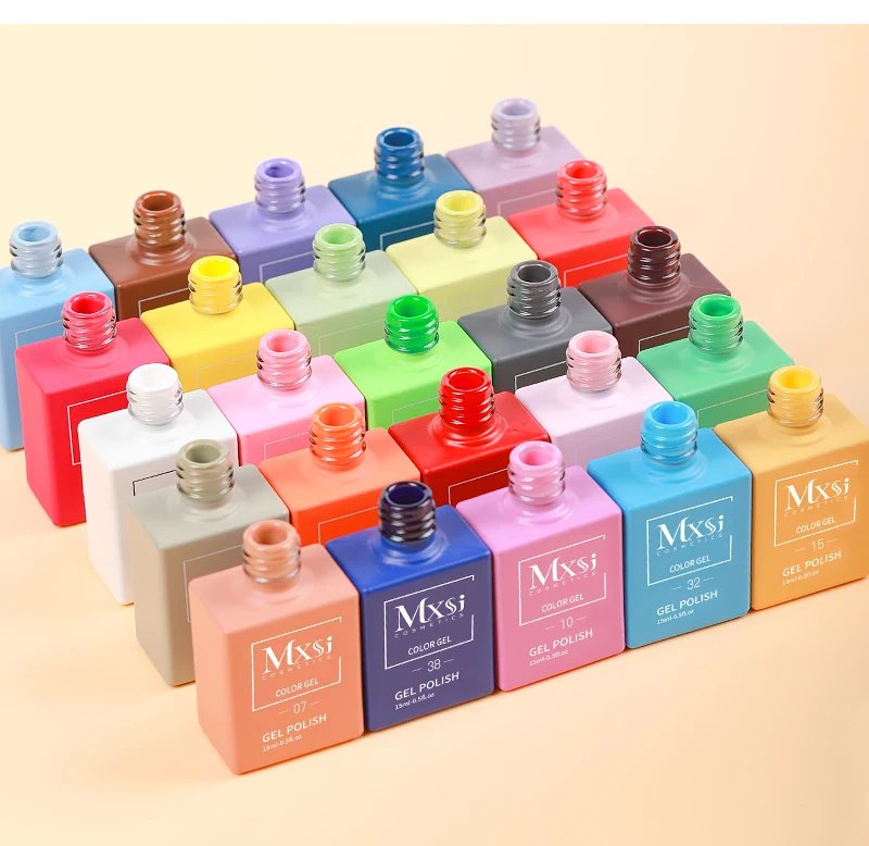 Mxsi 15ml Gel Nail Polish Neon Brown Royal Blue Red Green Pastal Nude Nail Art Varnish Gel Lacquer Top Coat UV Gel Nail Not Set Mxsi 15ml Gel Nail Polish Neon Brown Royal Blue Red Green Pastal Nude Nail Art Varnish Gel Lacquer Top Coat UV Gel Nail Not Set