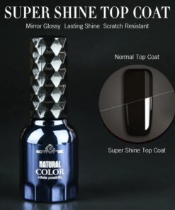 Alternative view of EMENE Super Shine Transparent Rubber Base Coat Matte Gel Top Coat UV Gel Nail Polish Soak Off Gel Lacquer Varnish For Nails Art