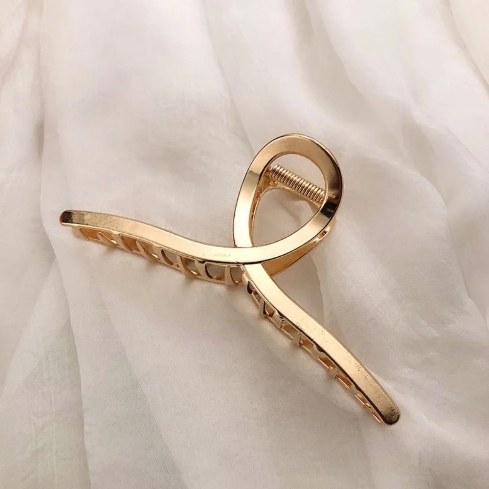 Gold Color Hollow Geometric Hair Clips Metal Hair Claw Cross Hairclip Headband Hairpin Hair Crab Women Hair Fashion Accessories Gold Color Hollow Geometric Hair Clips Metal Hair Claw Cross Hairclip Headband Hairpin Hair Crab Women Hair Fashion Accessories