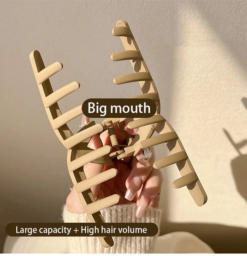 Large Women Hair Clip Cross Matte Hairpin Fashion French Elegant Hairgrips Large Hair Claw Clips Girls Korean Hair Accessories Large Women Hair Clip Cross Matte Hairpin Fashion French Elegant Hairgrips Large Hair Claw Clips Girls Korean Hair Accessories