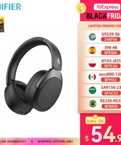 Edifier W830NB Wireless Headphones Bluetooth 5.4 Active Noise Cancelling Hi-Res Over-Ear Headset LDAC Foldable -45dB ANC 94H