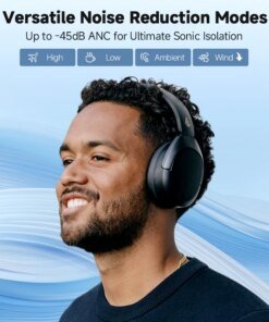 Alternative view of Edifier W830NB Wireless Headphones Bluetooth 5.4 Active Noise Cancelling Hi-Res Over-Ear Headset LDAC Foldable -45dB ANC 94H