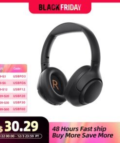 QCY H3 ANC Wireless Headphones Bluetooth 5.4 Hi-Res Audio Over Ear Headset 43dB Hybrid Active Noise Cancellation Earphones 60H