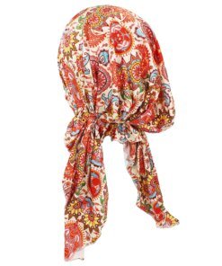 Chemo Skullies Beanie Girl Traditional Design Bandanas Women Turban Head Wrap For Hair Loss Cap Headwear Lady Rural Female HT229