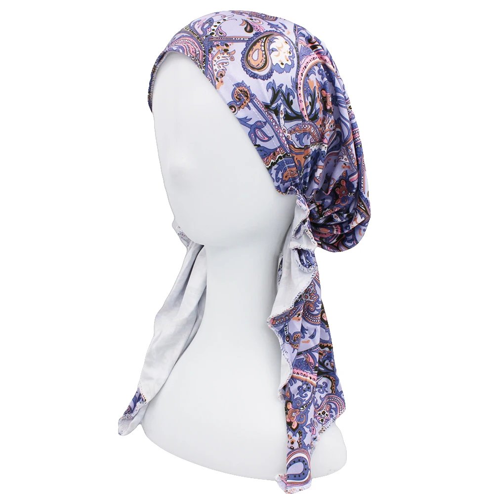 Chemo Skullies Beanie Girl Traditional Design Bandanas Women Turban Head Wrap For Hair Loss Cap Headwear Lady Rural Female HT229 Chemo Skullies Beanie Girl Traditional Design Bandanas Women Turban Head Wrap For Hair Loss Cap Headwear Lady Rural Female HT229