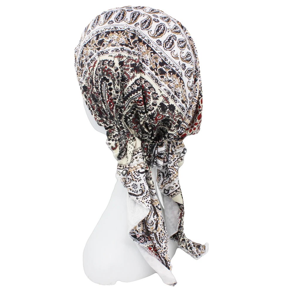 Chemo Skullies Beanie Girl Traditional Design Bandanas Women Turban Head Wrap For Hair Loss Cap Headwear Lady Rural Female HT229 Chemo Skullies Beanie Girl Traditional Design Bandanas Women Turban Head Wrap For Hair Loss Cap Headwear Lady Rural Female HT229