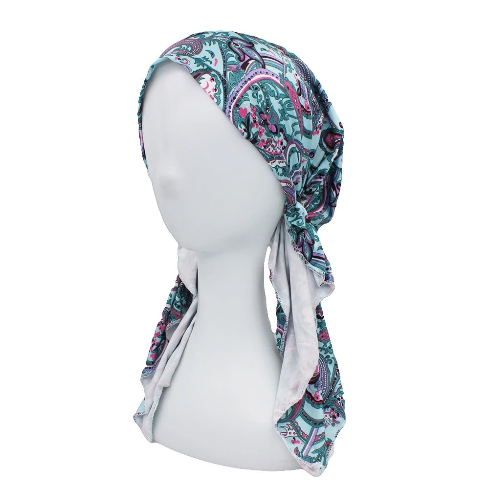 Chemo Skullies Beanie Girl Traditional Design Bandanas Women Turban Head Wrap For Hair Loss Cap Headwear Lady Rural Female HT229 Chemo Skullies Beanie Girl Traditional Design Bandanas Women Turban Head Wrap For Hair Loss Cap Headwear Lady Rural Female HT229