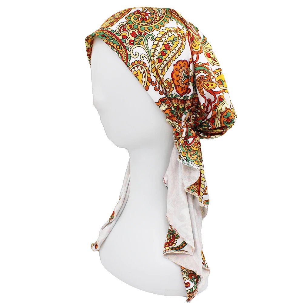 Chemo Skullies Beanie Girl Traditional Design Bandanas Women Turban Head Wrap For Hair Loss Cap Headwear Lady Rural Female HT229 Chemo Skullies Beanie Girl Traditional Design Bandanas Women Turban Head Wrap For Hair Loss Cap Headwear Lady Rural Female HT229