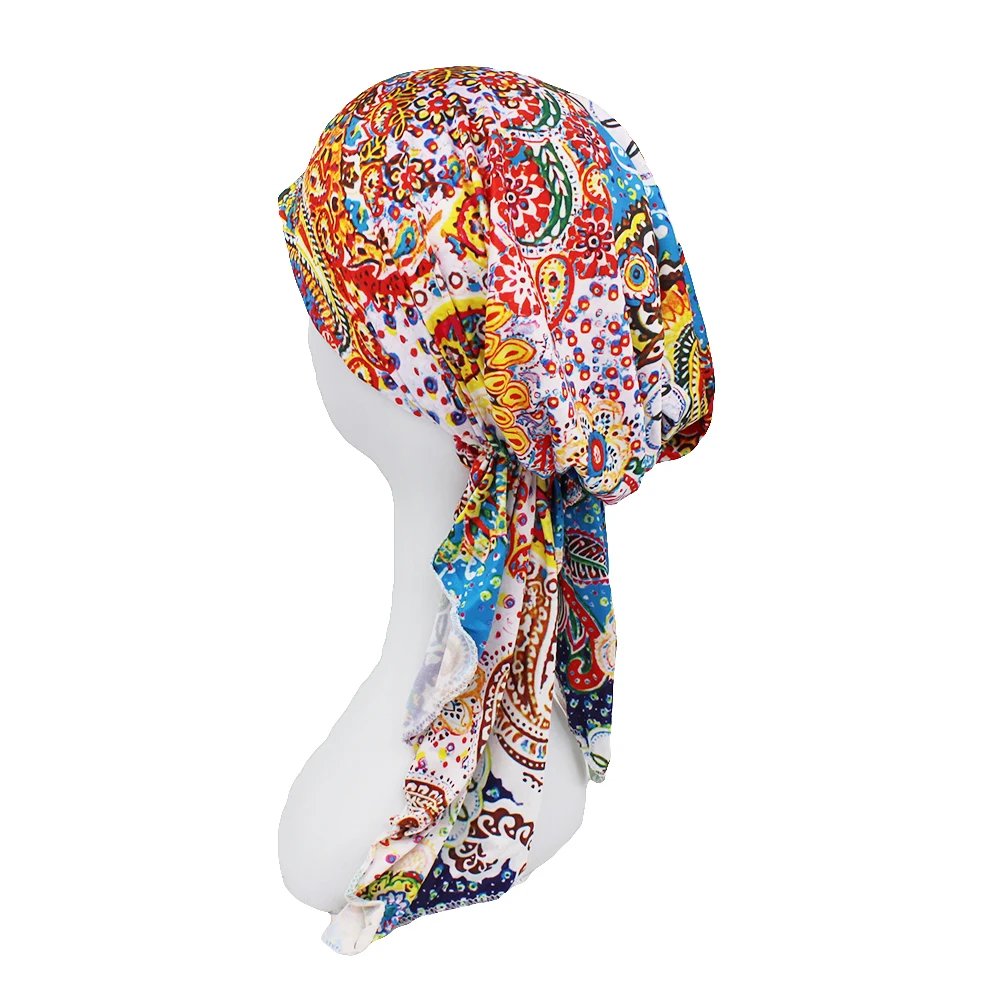 Chemo Skullies Beanie Girl Traditional Design Bandanas Women Turban Head Wrap For Hair Loss Cap Headwear Lady Rural Female HT229 Chemo Skullies Beanie Girl Traditional Design Bandanas Women Turban Head Wrap For Hair Loss Cap Headwear Lady Rural Female HT229