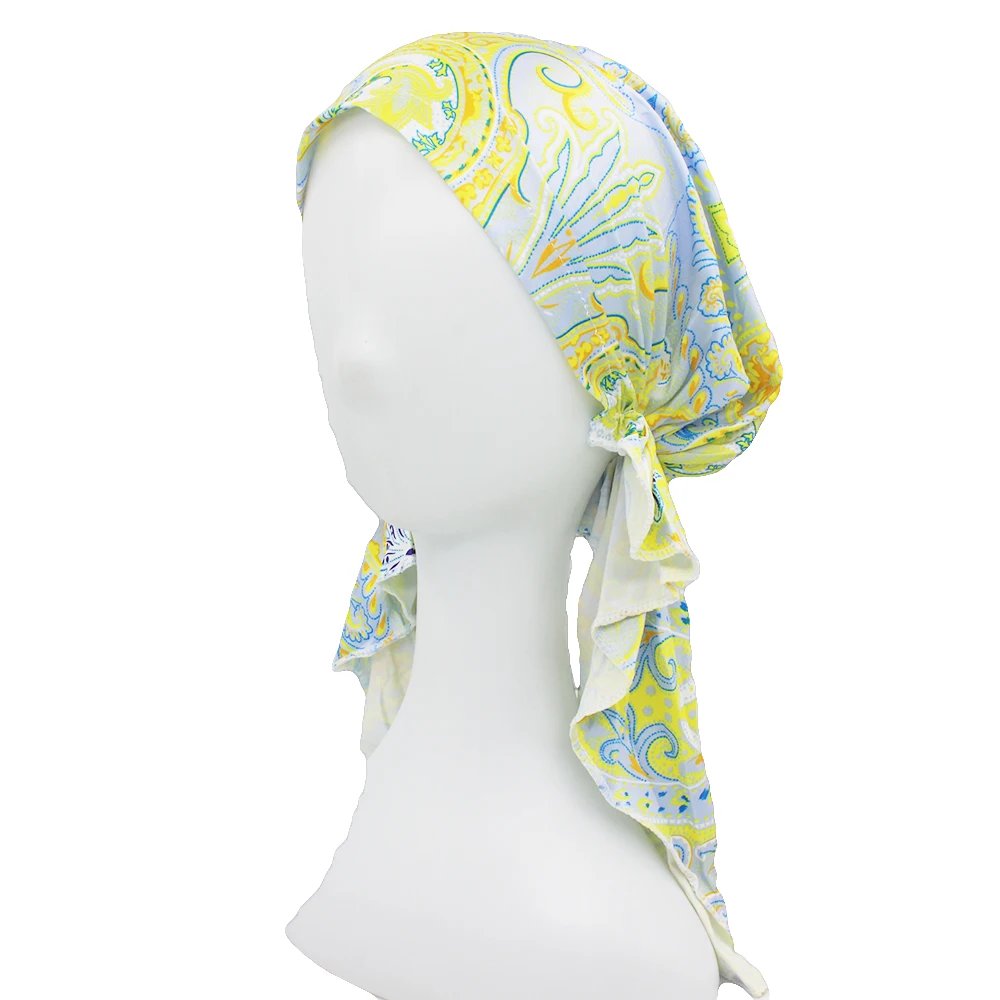 Chemo Skullies Beanie Girl Traditional Design Bandanas Women Turban Head Wrap For Hair Loss Cap Headwear Lady Rural Female HT229 Chemo Skullies Beanie Girl Traditional Design Bandanas Women Turban Head Wrap For Hair Loss Cap Headwear Lady Rural Female HT229