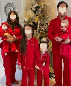 Christmas Cotton Carnival Mother Kids Ruffle Boys And Girl Baby Clothes Pajamas Sets Sibling Family Matching Pyjamas Sets