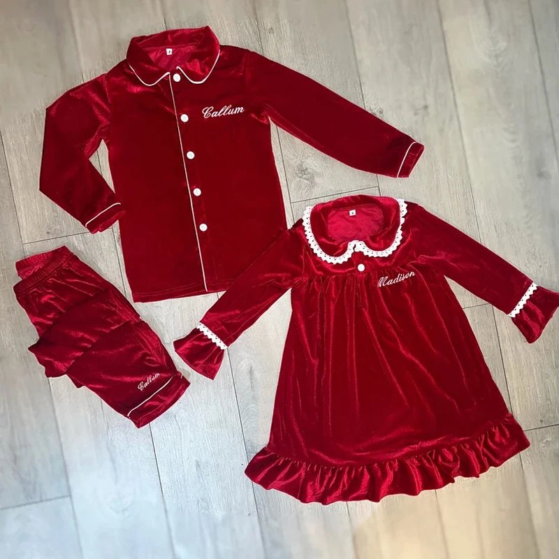 Christmas Cotton Carnival Mother Kids Ruffle Boys And Girl Baby Clothes Pajamas Sets Sibling Family Matching Pyjamas Sets Christmas Cotton Carnival Mother Kids Ruffle Boys And Girl Baby Clothes Pajamas Sets Sibling Family Matching Pyjamas Sets