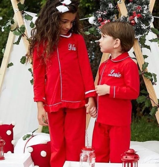 Christmas Cotton Carnival Mother Kids Ruffle Boys And Girl Baby Clothes Pajamas Sets Sibling Family Matching Pyjamas Sets Christmas Cotton Carnival Mother Kids Ruffle Boys And Girl Baby Clothes Pajamas Sets Sibling Family Matching Pyjamas Sets