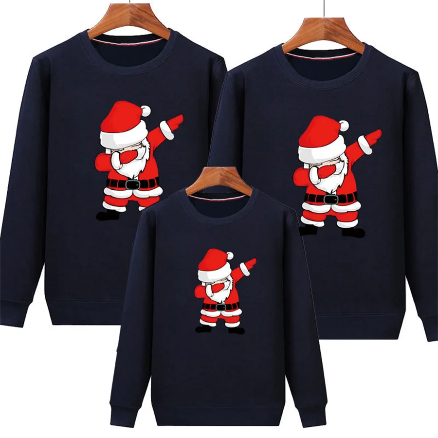 Fashion Christmas Sweaters High Quality Sweatshirt Tops Christmas Pajamas Family Mother Baby Daughter Cotton Matching Clothes Fashion Christmas Sweaters High Quality Sweatshirt Tops Christmas Pajamas Family Mother Baby Daughter Cotton Matching Clothes