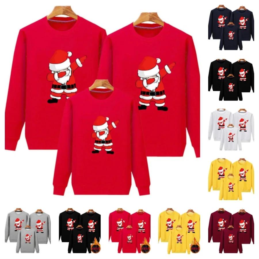 Fashion Christmas Sweaters High Quality Sweatshirt Tops Christmas Pajamas Family Mother Baby Daughter Cotton Matching Clothes Fashion Christmas Sweaters High Quality Sweatshirt Tops Christmas Pajamas Family Mother Baby Daughter Cotton Matching Clothes