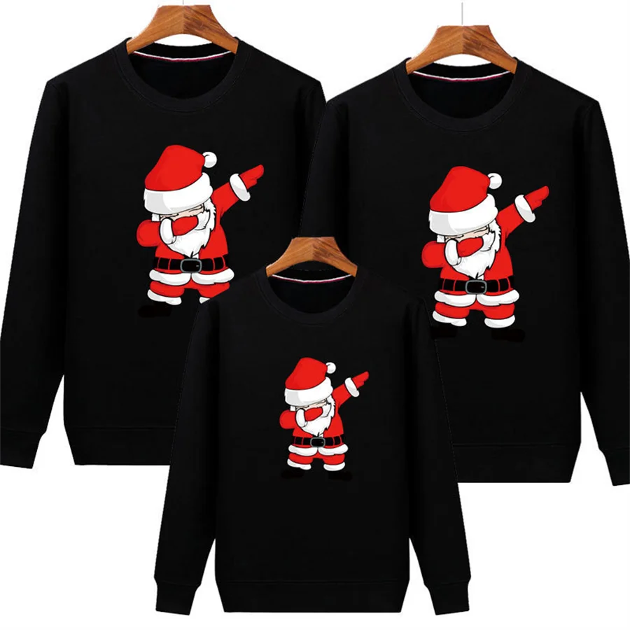 Fashion Christmas Sweaters High Quality Sweatshirt Tops Christmas Pajamas Family Mother Baby Daughter Cotton Matching Clothes Fashion Christmas Sweaters High Quality Sweatshirt Tops Christmas Pajamas Family Mother Baby Daughter Cotton Matching Clothes