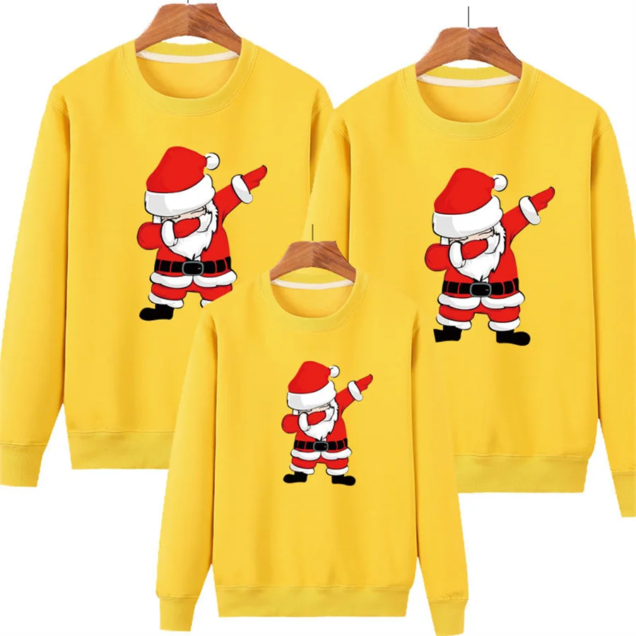 Fashion Christmas Sweaters High Quality Sweatshirt Tops Christmas Pajamas Family Mother Baby Daughter Cotton Matching Clothes Fashion Christmas Sweaters High Quality Sweatshirt Tops Christmas Pajamas Family Mother Baby Daughter Cotton Matching Clothes