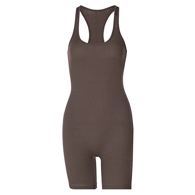 Summer Playsuit Basic Romper Solid Jumpsuit For Women Outfit Crop Top Skinny Shorts Bodycon Bodysuit Sports Casual Ropa De Mujer Summer Playsuit Basic Romper Solid Jumpsuit For Women Outfit Crop Top Skinny Shorts Bodycon Bodysuit Sports Casual Ropa De Mujer