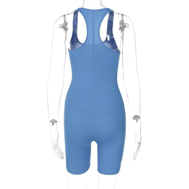 Summer Playsuit Basic Romper Solid Jumpsuit For Women Outfit Crop Top Skinny Shorts Bodycon Bodysuit Sports Casual Ropa De Mujer Summer Playsuit Basic Romper Solid Jumpsuit For Women Outfit Crop Top Skinny Shorts Bodycon Bodysuit Sports Casual Ropa De Mujer