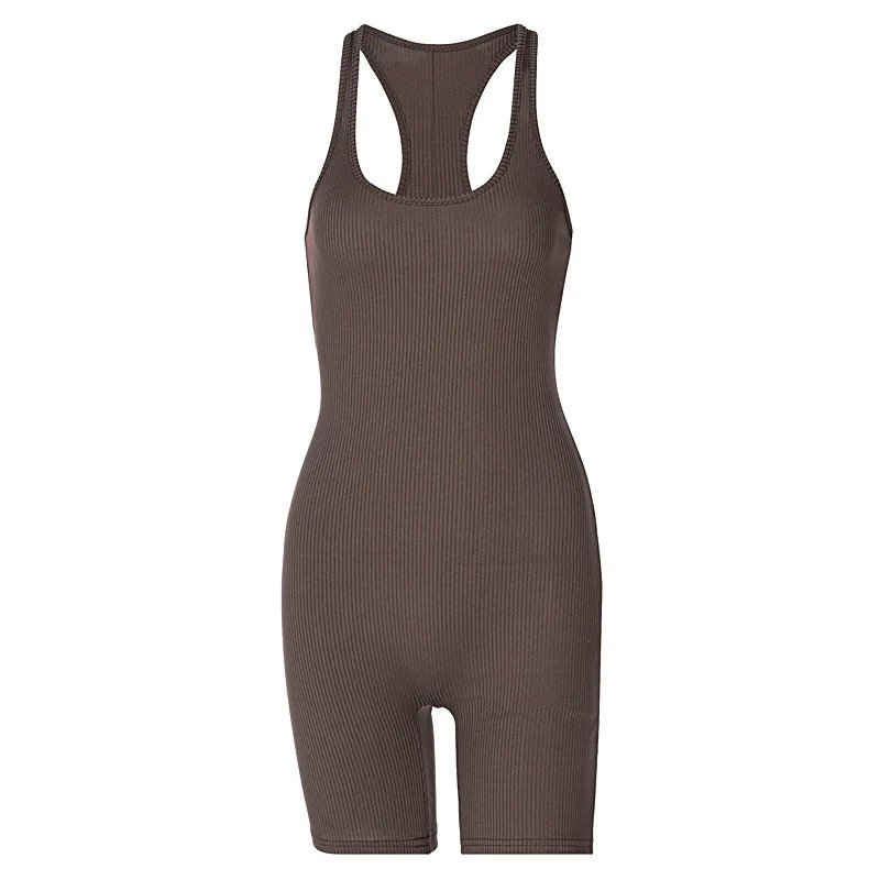 Summer Playsuit Basic Romper Solid Jumpsuit For Women Outfit Crop Top Skinny Shorts Bodycon Bodysuit Sports Casual Ropa De Mujer Summer Playsuit Basic Romper Solid Jumpsuit For Women Outfit Crop Top Skinny Shorts Bodycon Bodysuit Sports Casual Ropa De Mujer